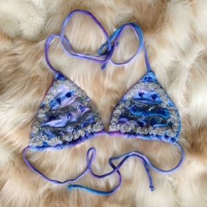 🌸 Colorful Beaded Bikini Top 🌸